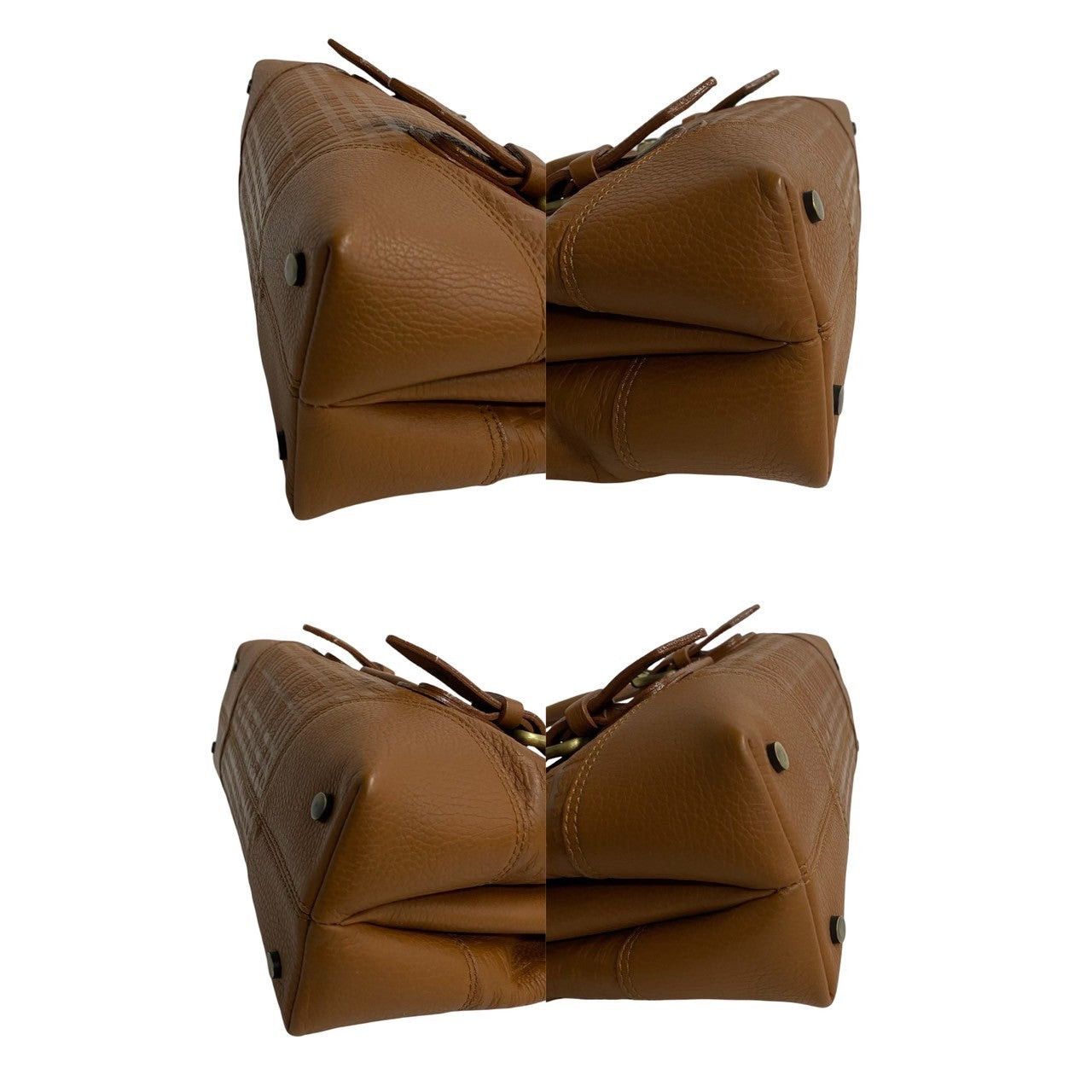 Burberry Burberry Handbag Brown Leather Size ONE SIZE - 7 Thumbnail