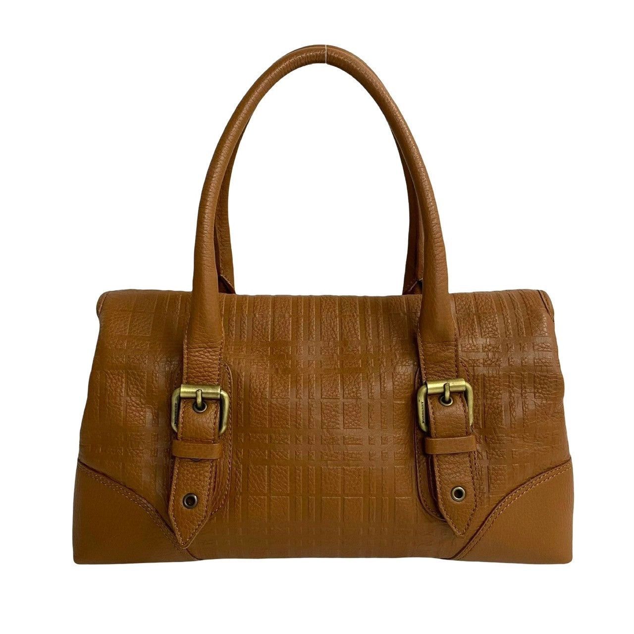 Burberry Burberry Handbag Brown Leather Size ONE SIZE - 4 Thumbnail