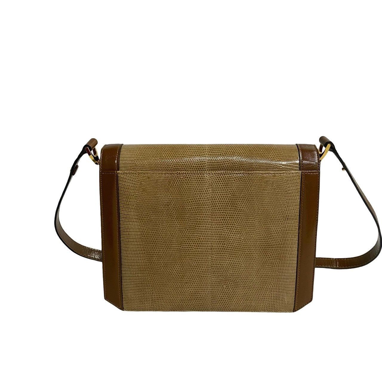 Yves Saint Laurent Yves Saint Laurent Shoulder Bag Brown Leather Size ONE SIZE - 4 Thumbnail