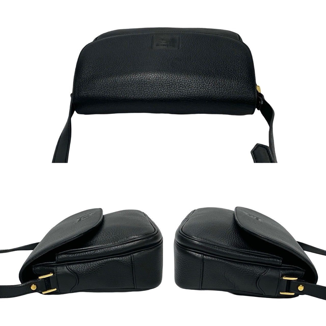 Burberry Burberry Shoulder Bag Black Leather Size ONE SIZE - 5 Thumbnail