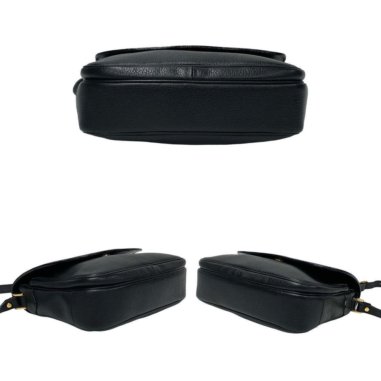 Burberry Burberry Shoulder Bag Black Leather Size ONE SIZE - 6 Thumbnail