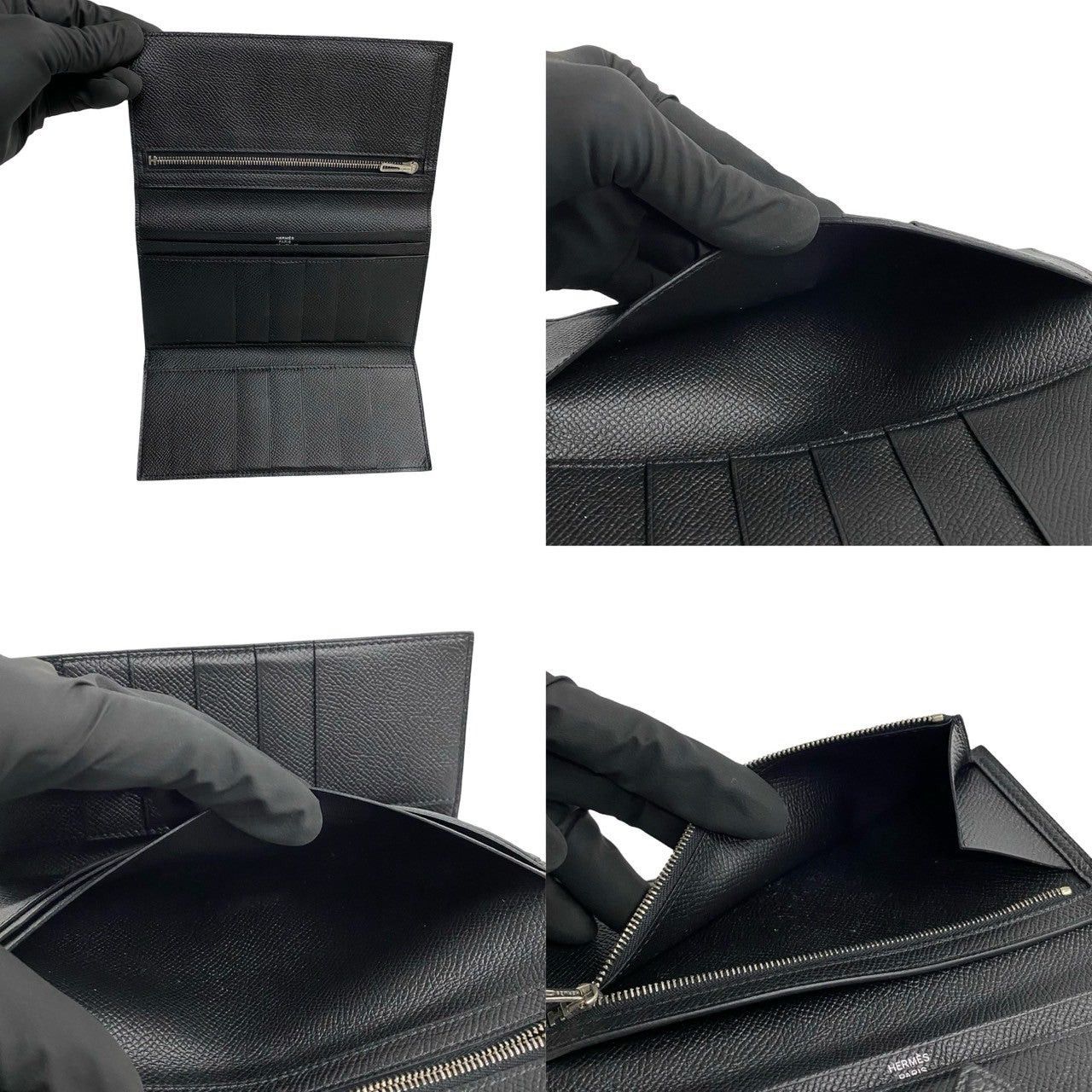 Hermes Hermes Black Leather Size ONE SIZE - 6 Thumbnail