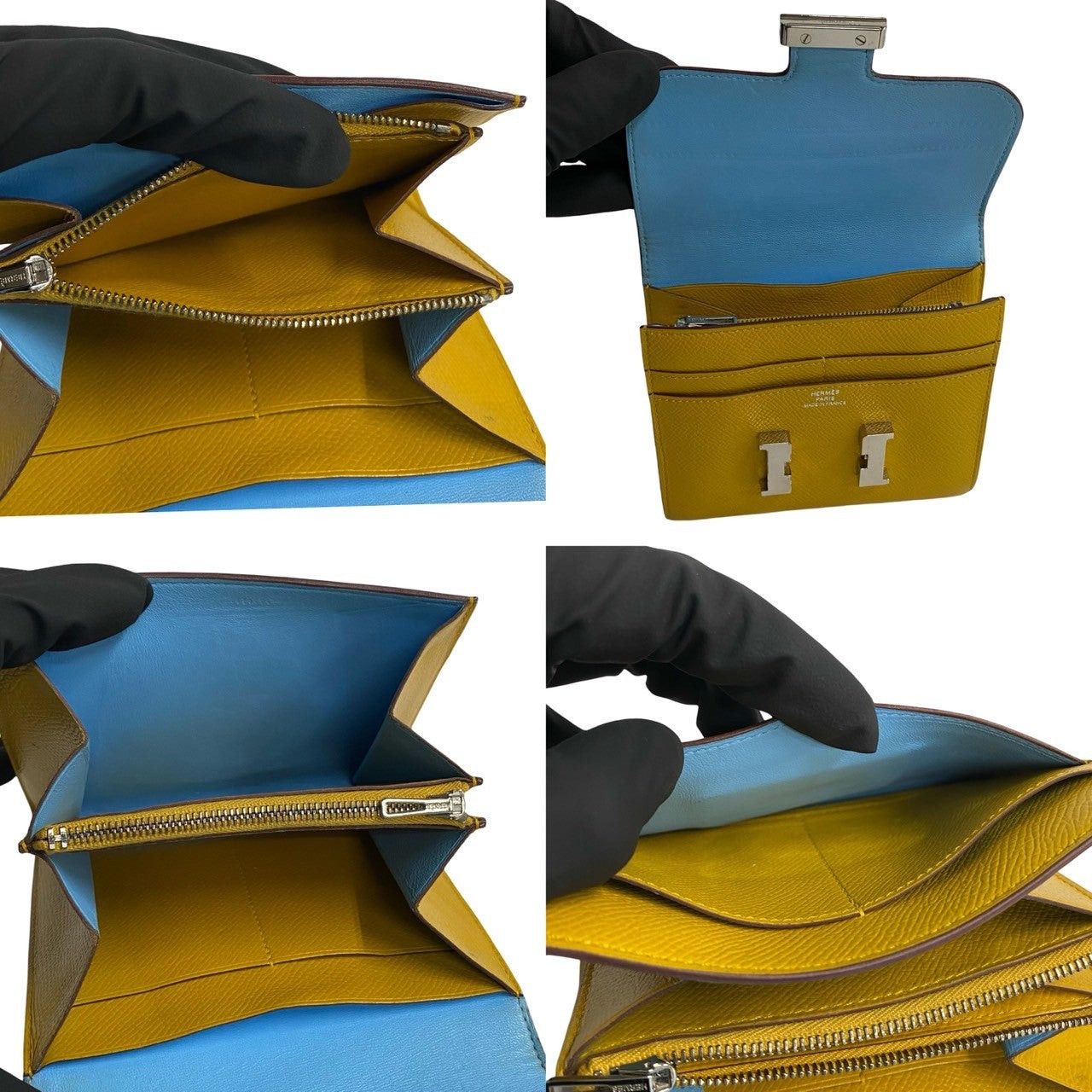 Hermes Hermes Yellow Leather Size ONE SIZE - 6 Thumbnail