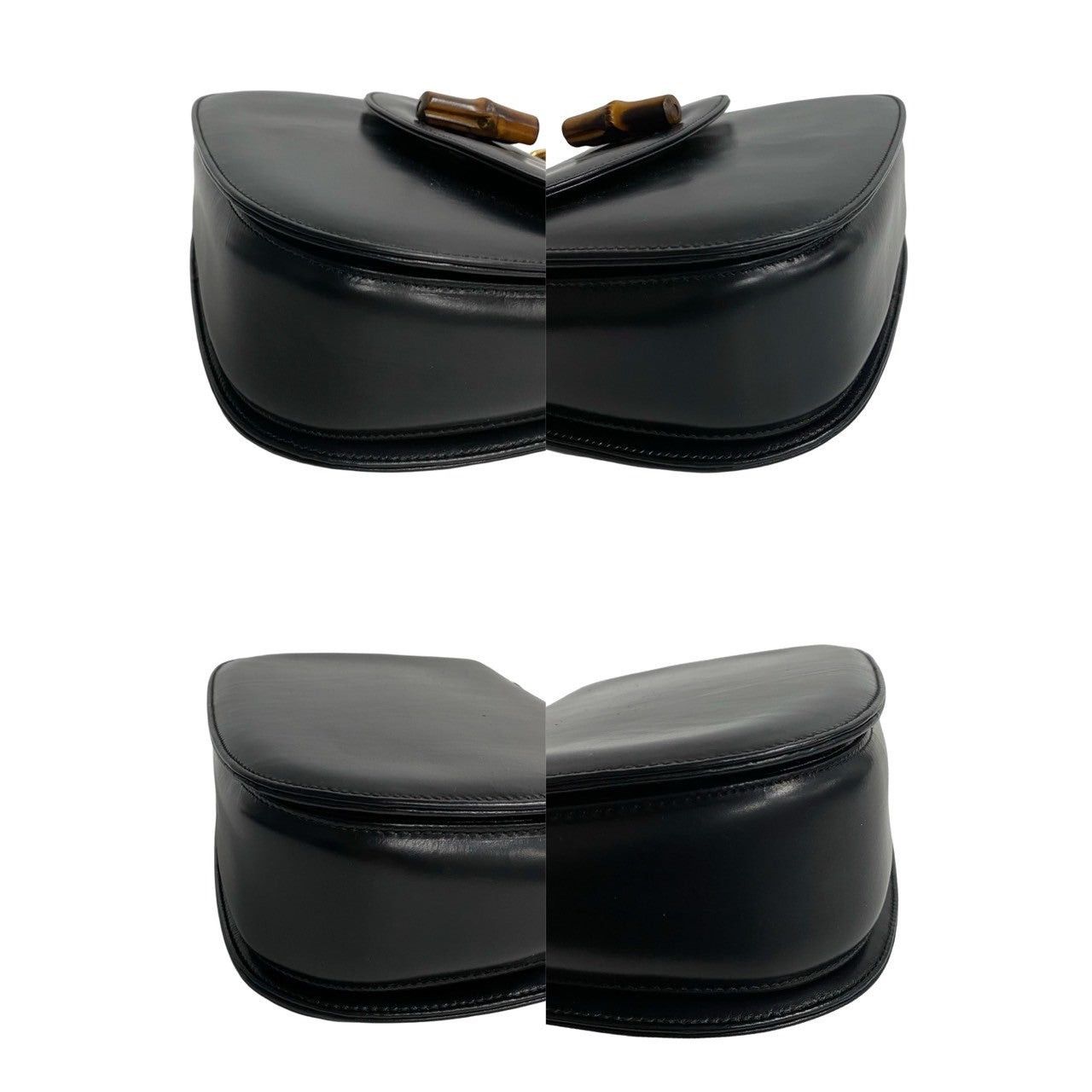 Gucci Gucci Handbag Black Leather Size ONE SIZE - 7 Thumbnail