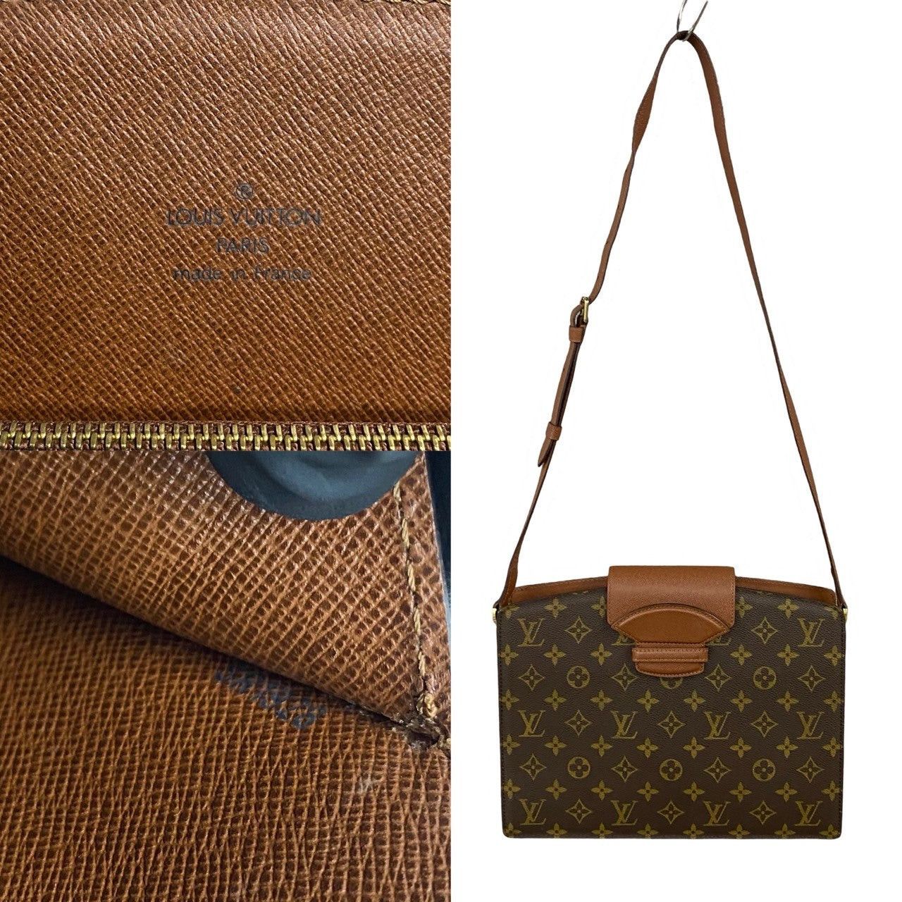 Louis Vuitton Louis Vuitton Shoulder Bag Brown Leather Size ONE SIZE - 3 Thumbnail