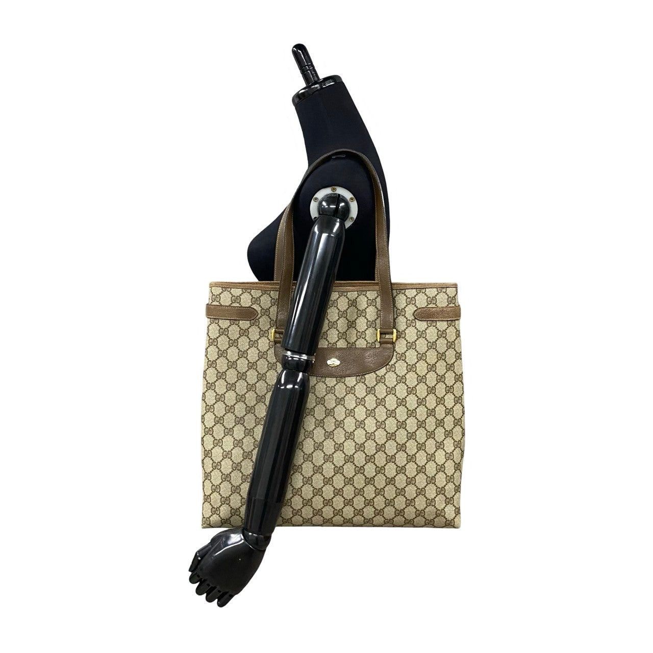 Gucci Gucci Tote Bag Brown Leather Size ONE SIZE - 2 Thumbnail