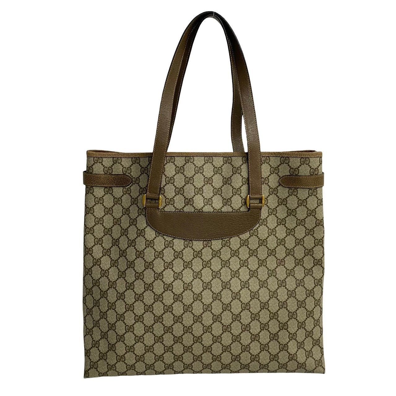 Gucci Gucci Tote Bag Brown Leather Size ONE SIZE - 4 Thumbnail