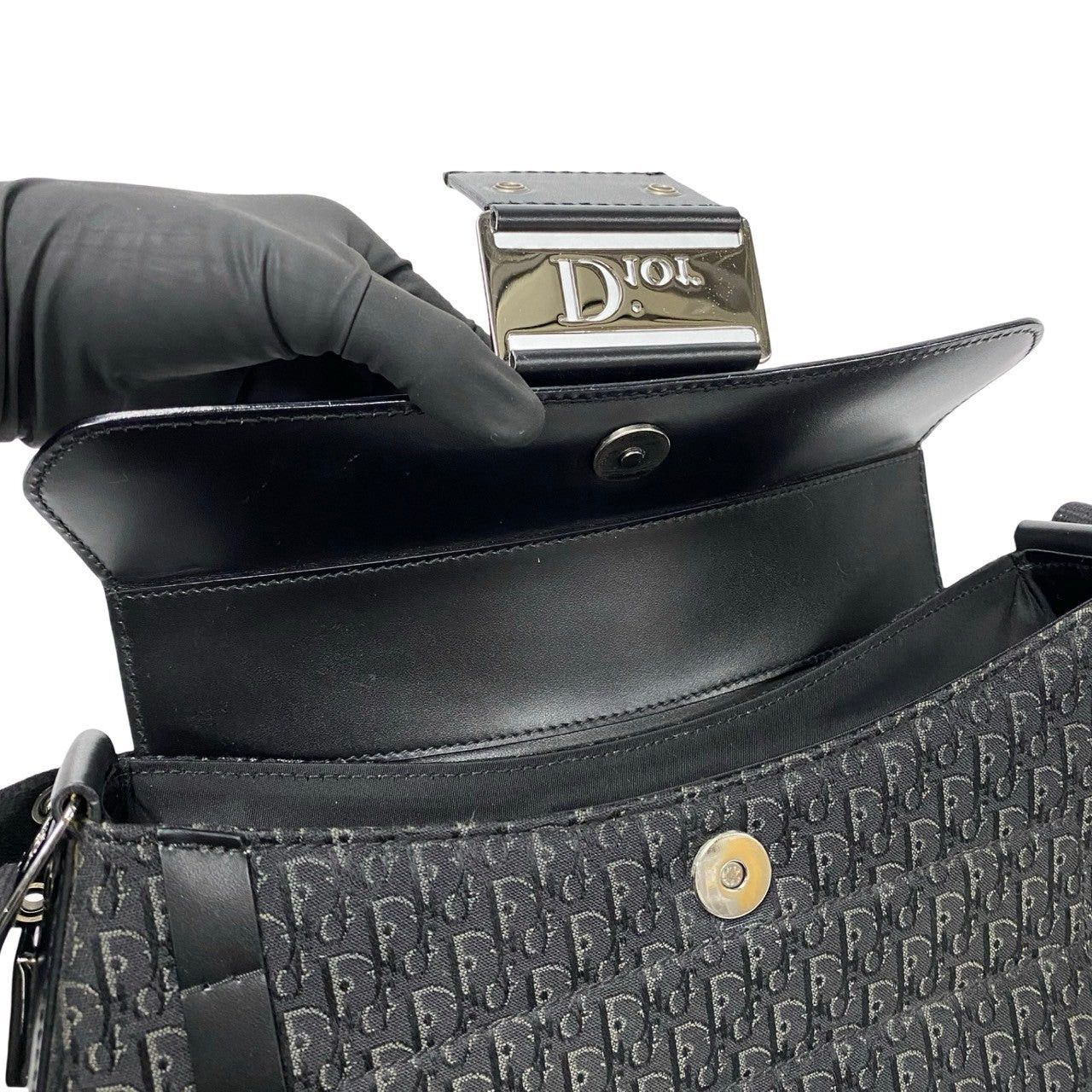 Dior Dior Shoulder Bag Black Canvas Size ONE SIZE - 8 Thumbnail