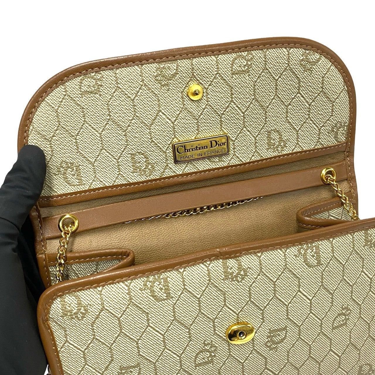 Dior Dior Shoulder Bag Beige Leather Size ONE SIZE - 8 Thumbnail