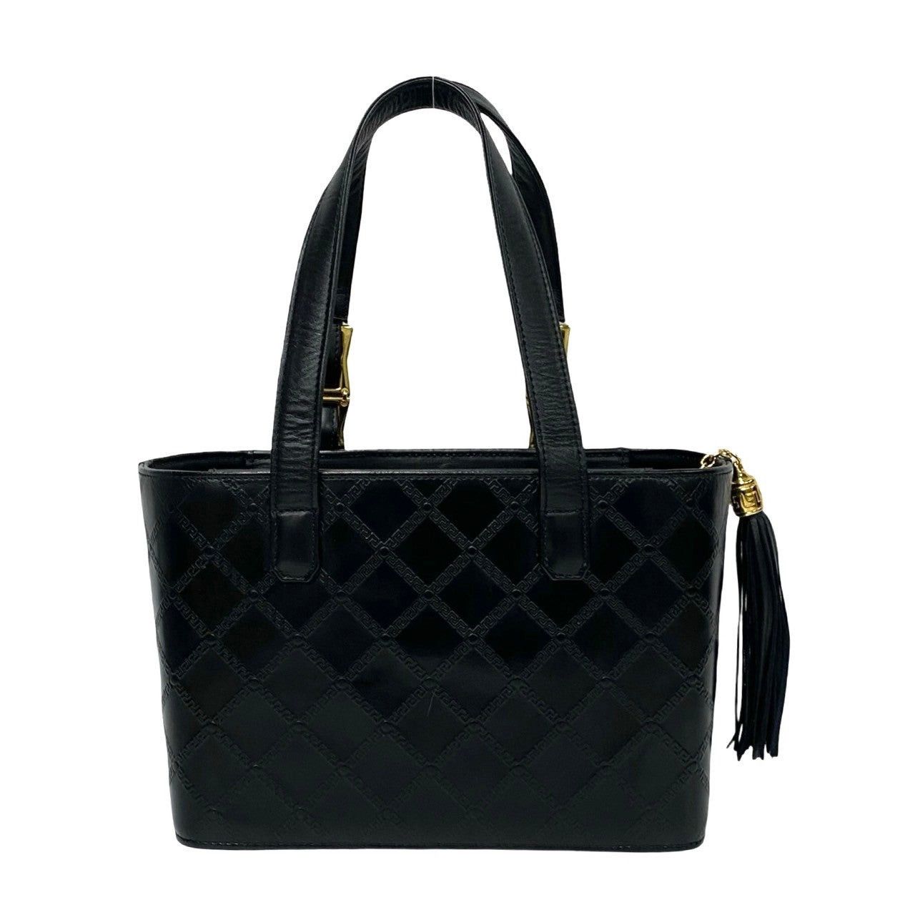 Versace Versace Handbag Black Leather Size ONE SIZE - 4 Thumbnail