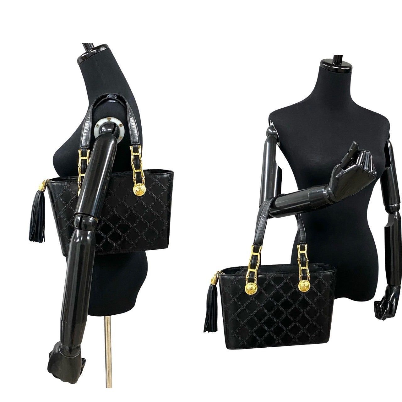 Versace Versace Handbag Black Leather Size ONE SIZE - 2 Thumbnail