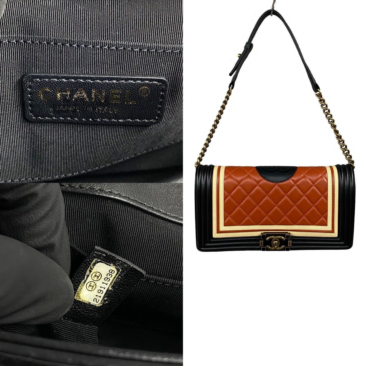 Chanel Chanel Shoulder Bag Black Leather Size ONE SIZE - 3 Thumbnail