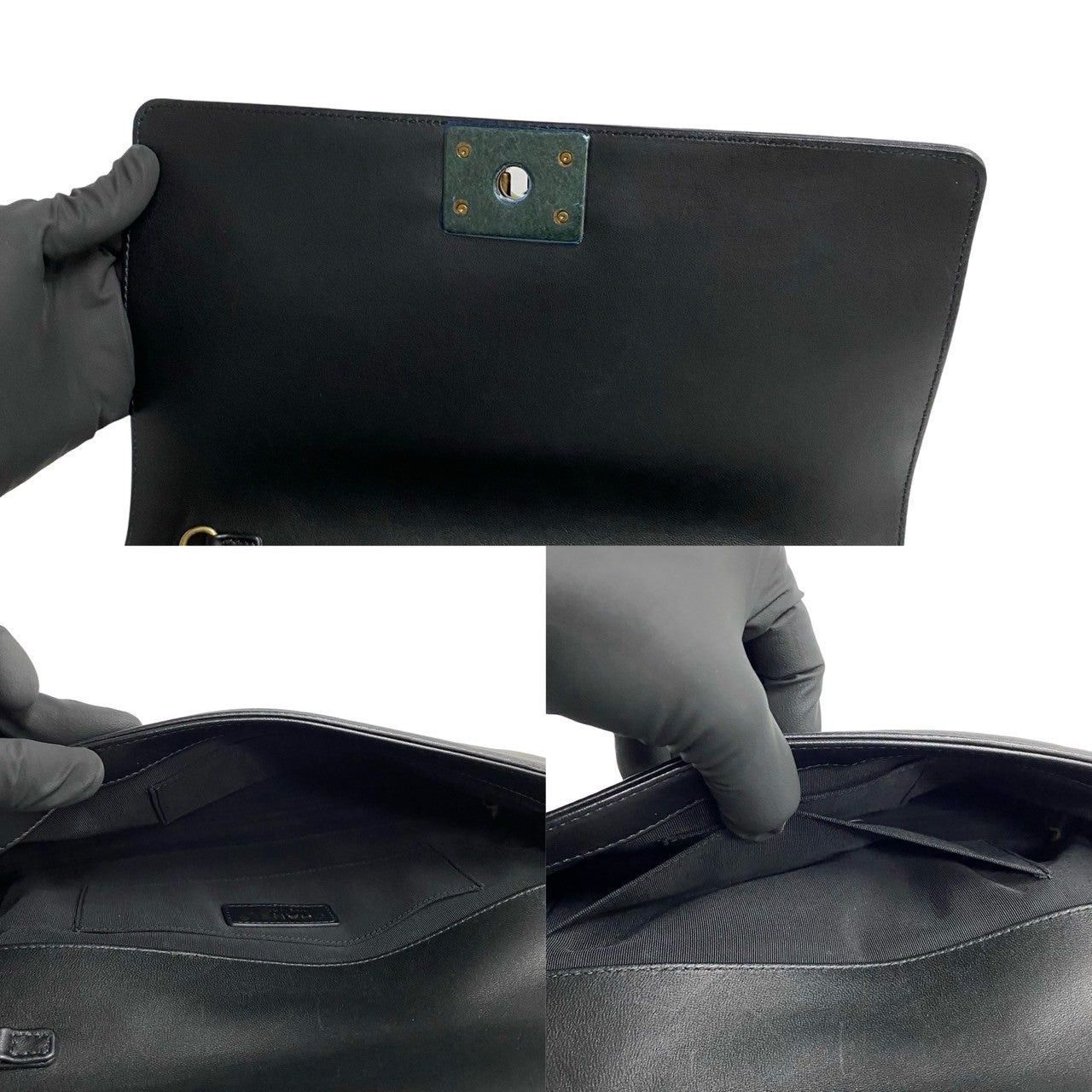 Chanel Chanel Shoulder Bag Black Leather Size ONE SIZE - 8 Thumbnail