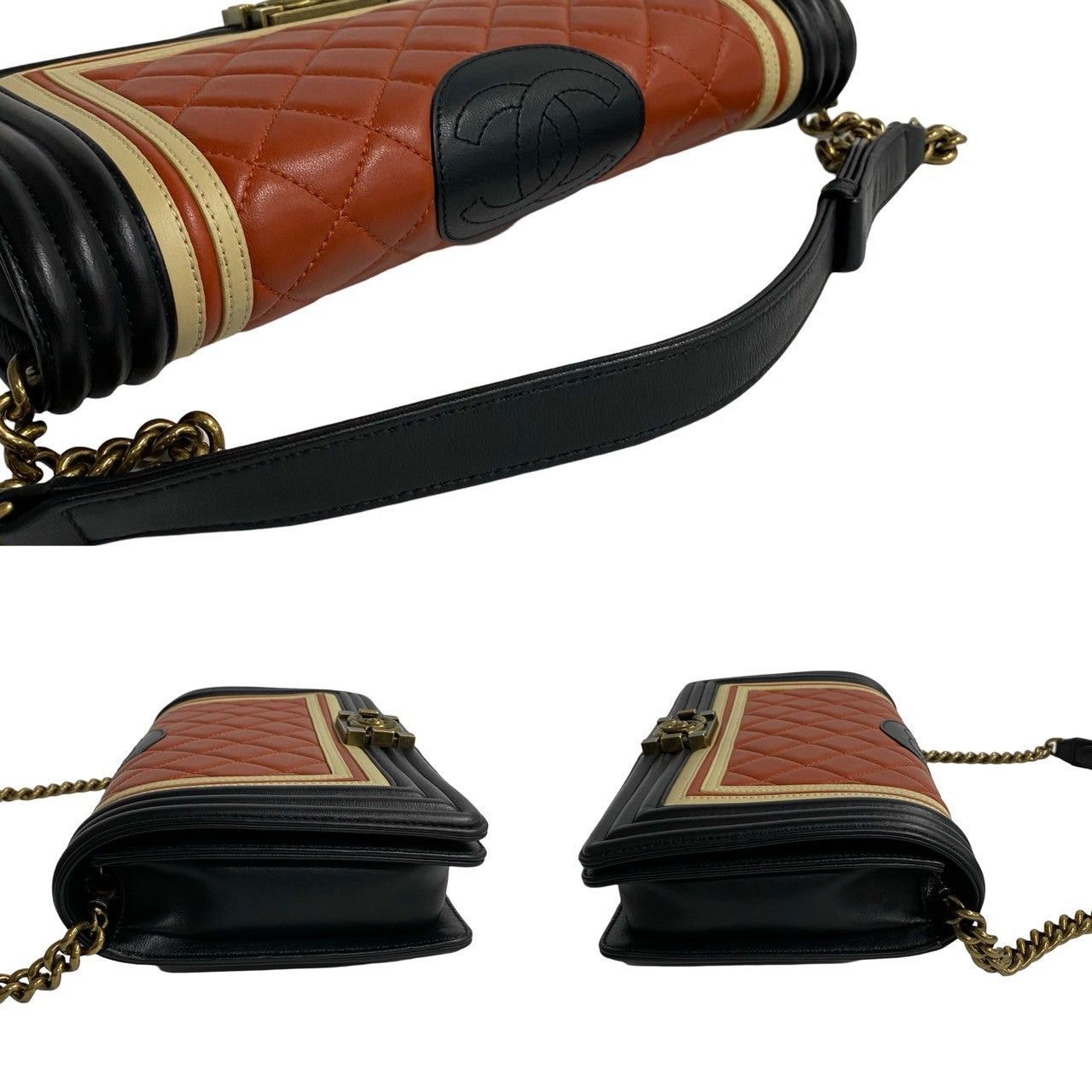 Chanel Chanel Shoulder Bag Black Leather Size ONE SIZE - 5 Thumbnail