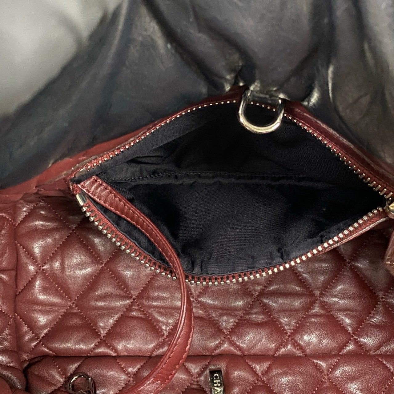 Chanel Chanel Tote Bag Black Leather Size ONE SIZE - 9 Thumbnail