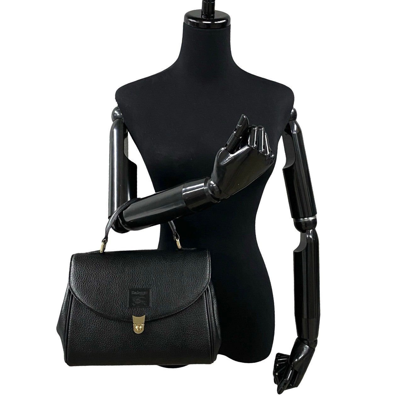 Burberry Burberry Handbag Black Leather Size ONE SIZE - 2 Thumbnail