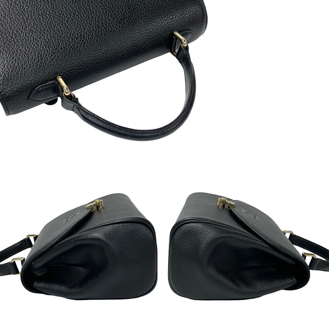 Burberry Burberry Handbag Black Leather Size ONE SIZE - 5 Thumbnail
