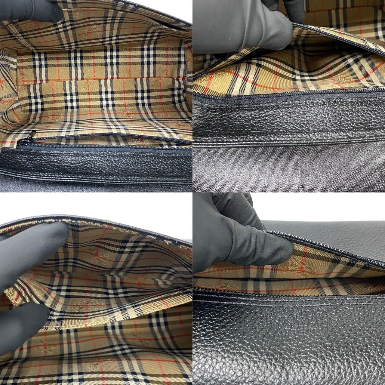 Burberry Burberry Handbag Black Leather Size ONE SIZE - 9 Thumbnail