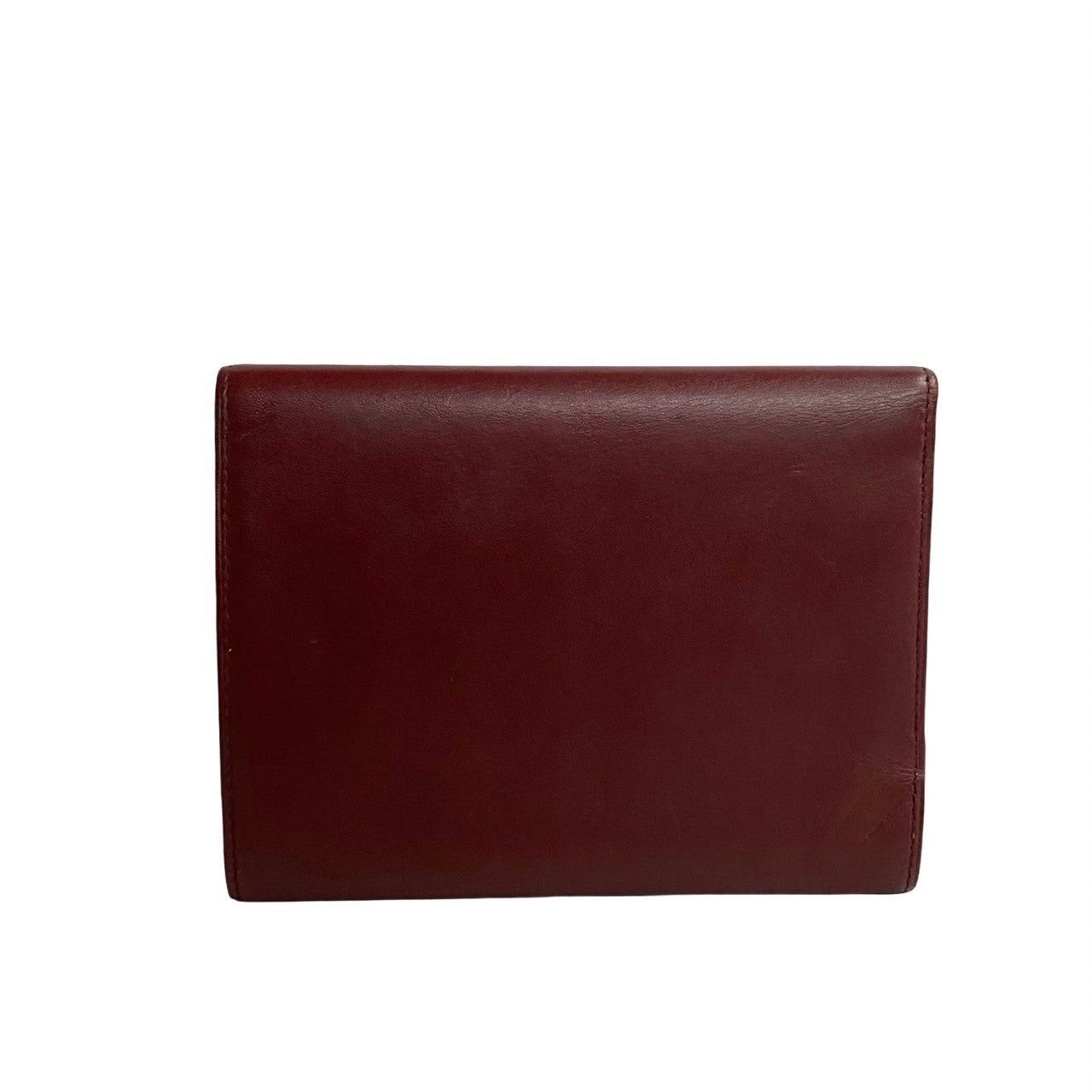 Cartier Cartier Wallet Wine Leather Size ONE SIZE - 3 Thumbnail