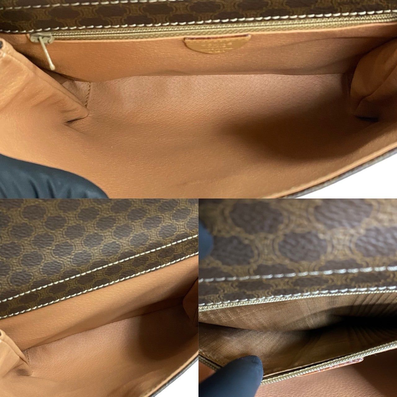 Celine Celine Shoulder Bag Brown Leather Size ONE SIZE - 9 Thumbnail
