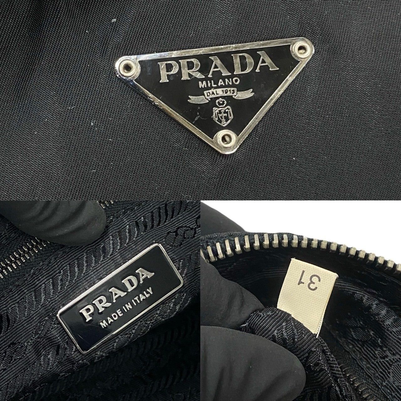 Prada Prada Tote Bag Black Synthetic Size ONE SIZE - 3 Thumbnail