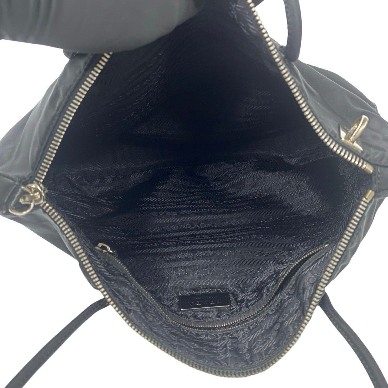 Prada Prada Tote Bag Black Synthetic Size ONE SIZE - 8 Thumbnail