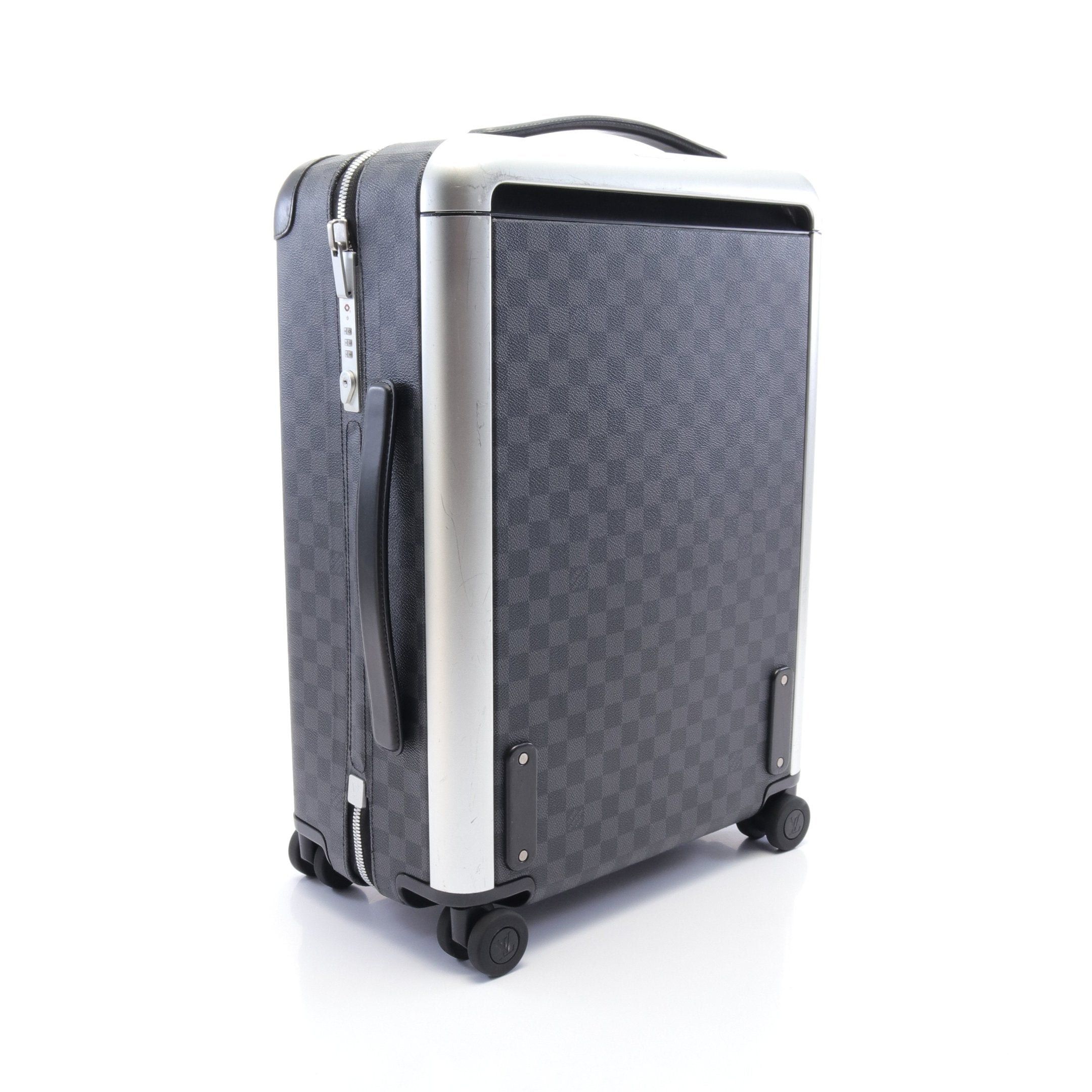 Louis Vuitton Louis Vuitton Horizon 55 Damier Graphite Carry Case Suitcase Leather Black Size ONE SIZE - 2 Thumbnail