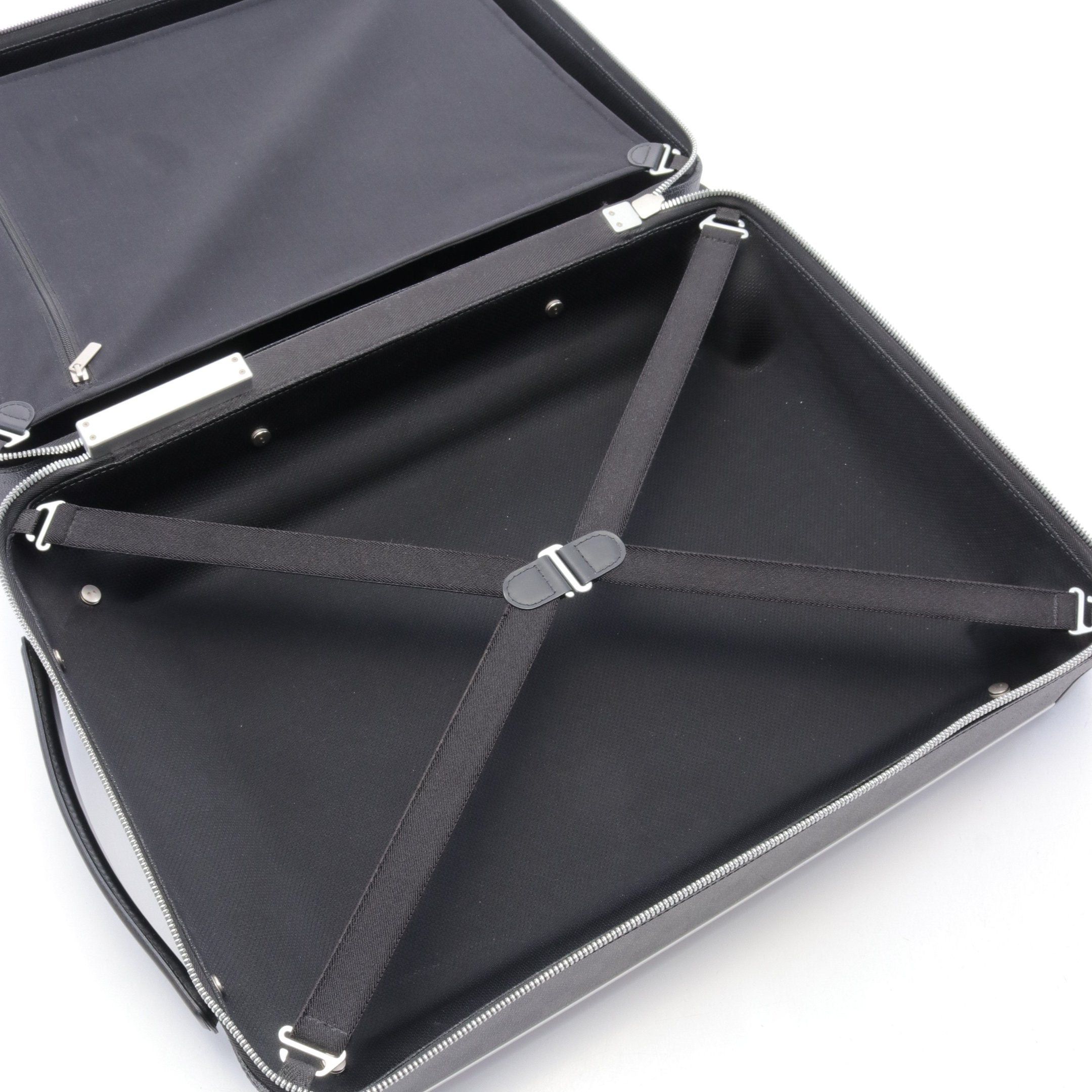 Louis Vuitton Louis Vuitton Horizon 55 Damier Graphite Carry Case Suitcase Leather Black Size ONE SIZE - 3 Thumbnail