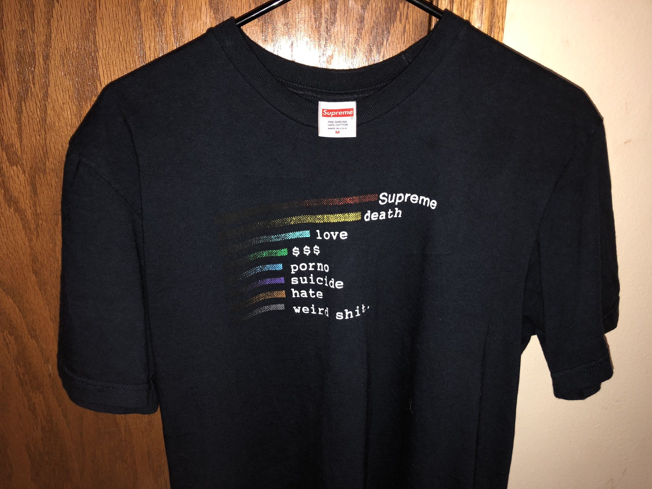 Supreme love shop death shirt