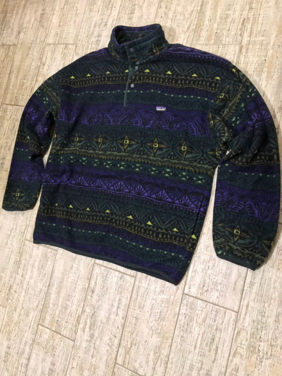 Tribal print patagonia pullover sales