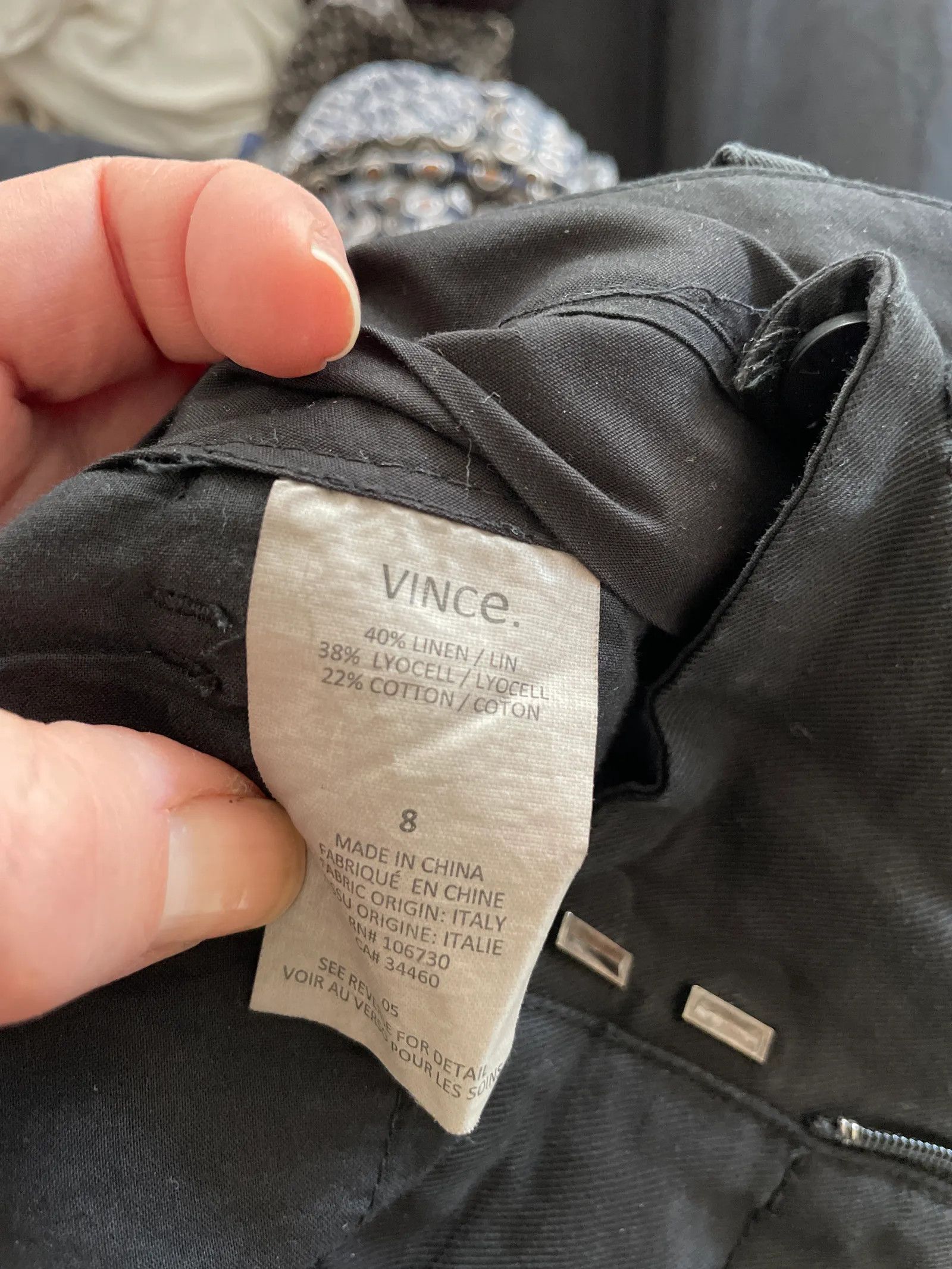 Vince Vince Pants Size 27" / US 4 / IT 40 - 3 Thumbnail