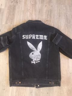 Supreme playboy 2025 denim jacket