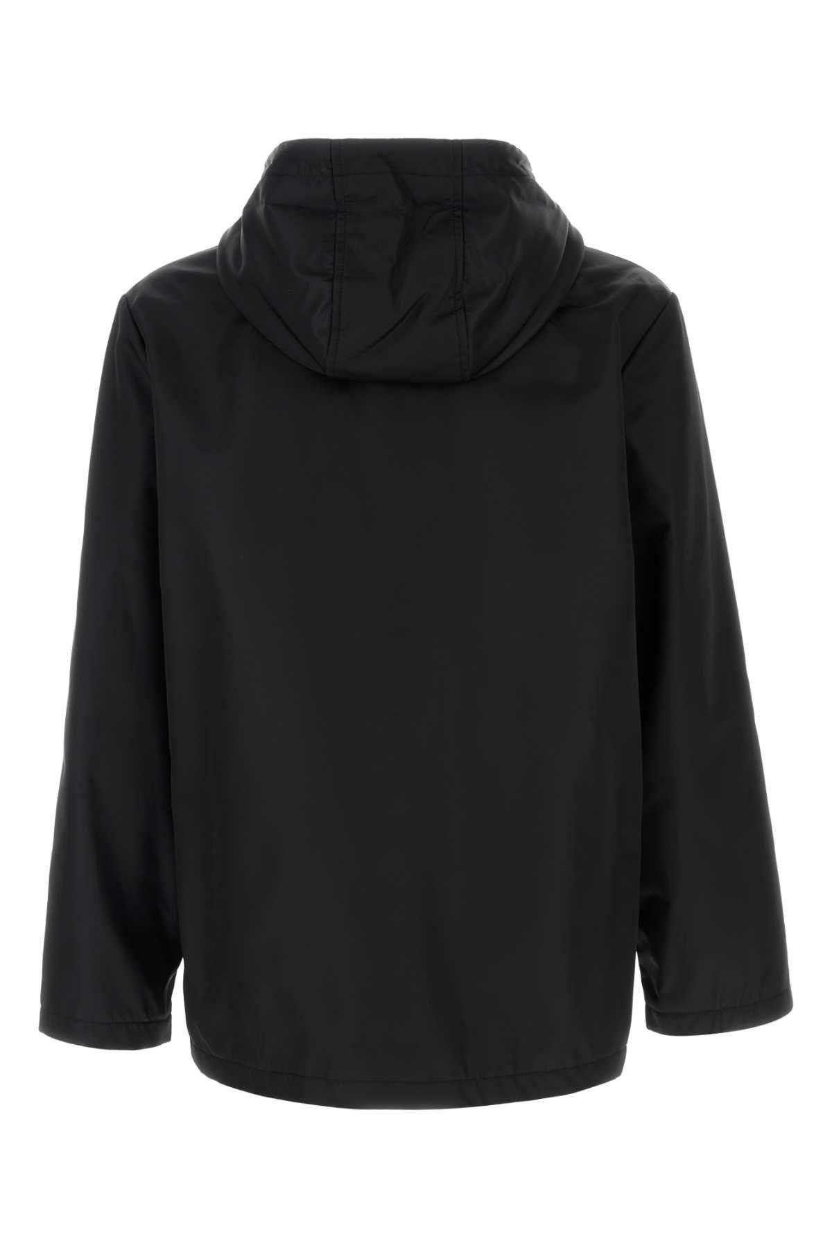 Valentino Black Nylon Windbreaker Size US L / EU 52-54 / 3 - 2 Thumbnail