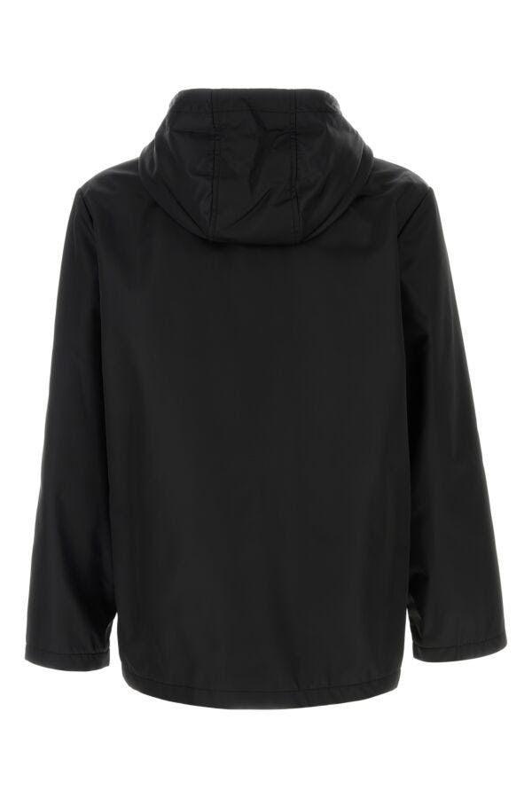 Valentino Black Nylon Windbreaker Size US XL / EU 56 / 4 - 4 Thumbnail