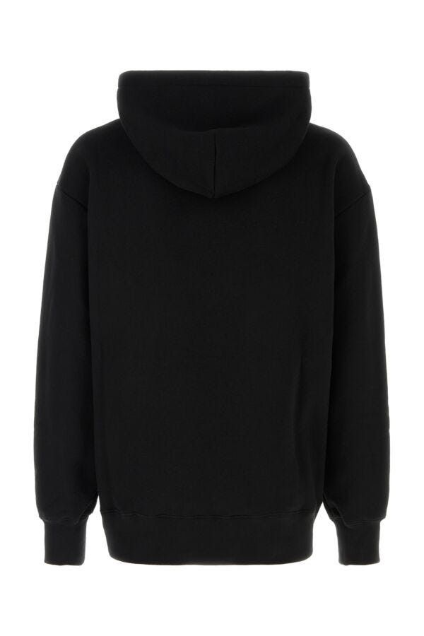 Valentino Black Cotton Sweatshirt Size US L / EU 52-54 / 3 - 4 Thumbnail