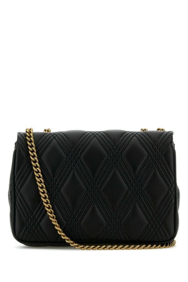 Valentino Black Nappa Leather Medium Quiltie 67 Shoulder Bag Size ONE SIZE - 5 Thumbnail