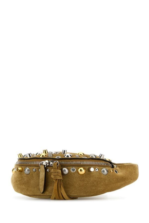 Valentino Beige Suede Nellcã´Te Belt Bag Size ONE SIZE - 4 Thumbnail