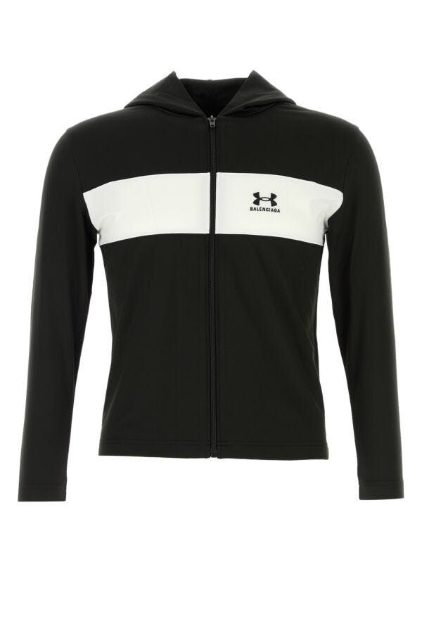 Balenciaga Black Stretch Polyester Balenciaga X Under Armourâ® Sweatshirt Size US M / EU 48-50 / 2 - 3 Thumbnail