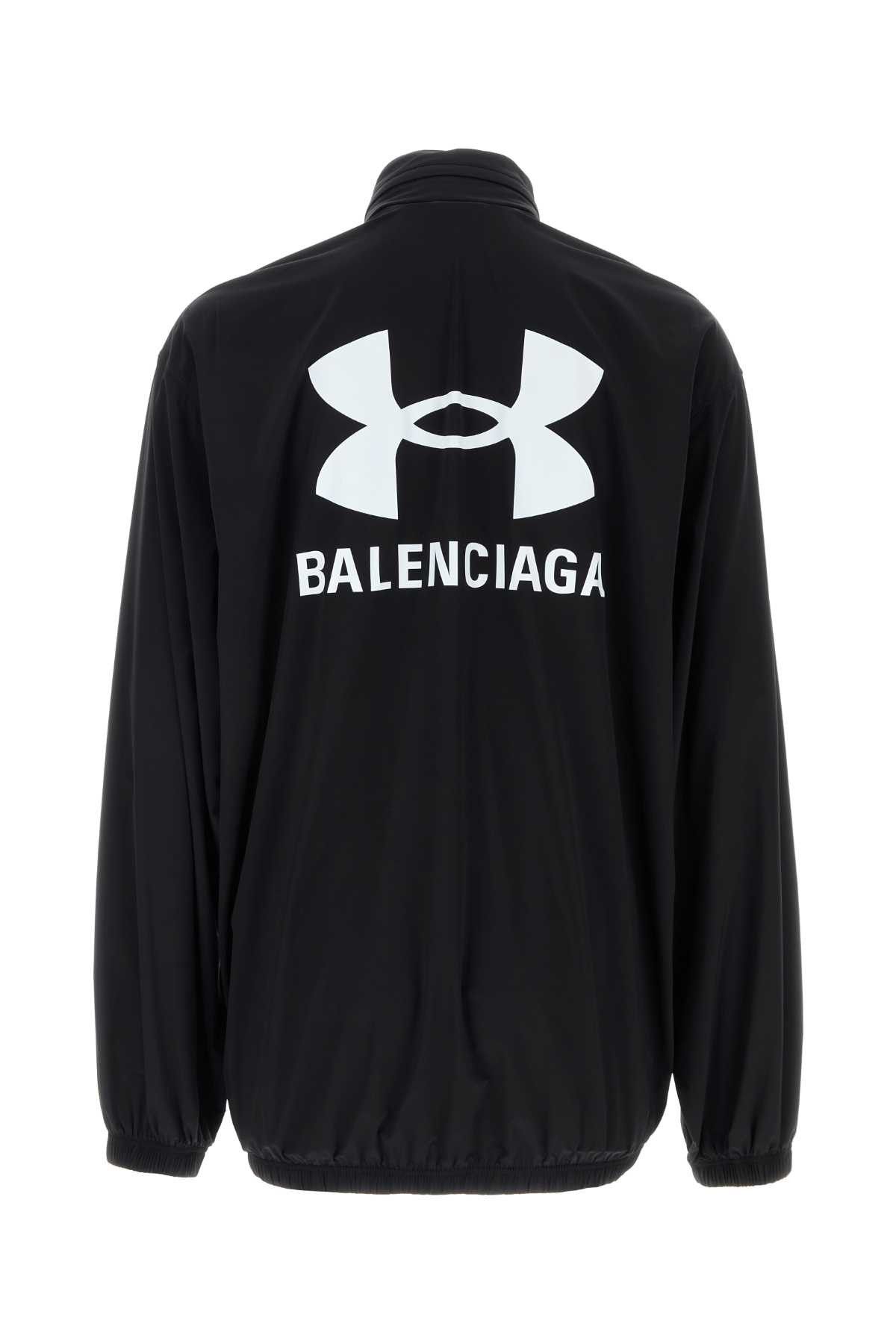 Balenciaga Black Stretch Nylon Balenciaga X Under Armour Jacket Size US XS / EU 42 / 0 - 2 Thumbnail