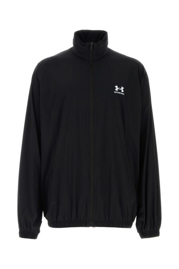 Balenciaga Black Stretch Nylon Balenciaga X Under Armour Jacket Size US XS / EU 42 / 0 - 3 Thumbnail