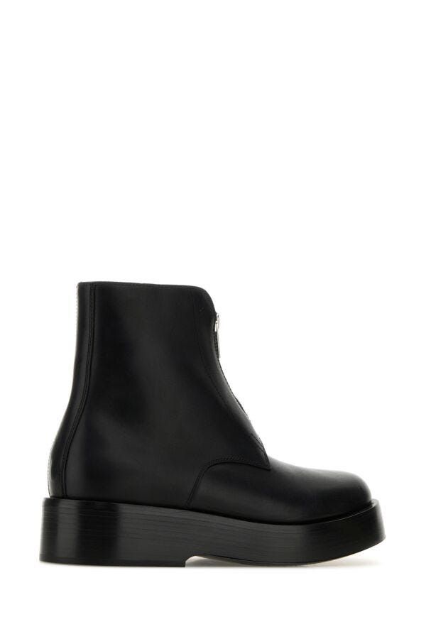 Bottega Veneta Black Leather Torino Ankle Boots Size US 12 / EU 45 - 5 Thumbnail