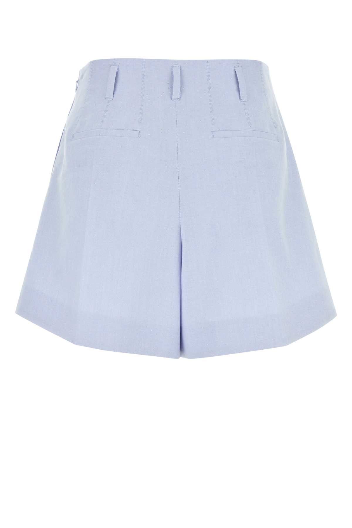 Givenchy Powder Blue Cotton Shorts Size 28" / US 6 / IT 42 - 2 Thumbnail