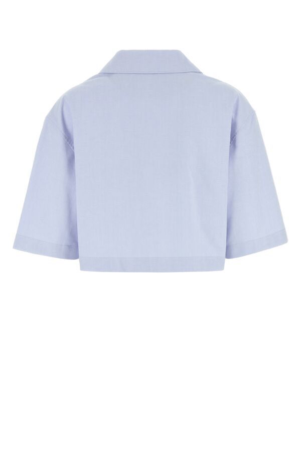 Givenchy Powder Blue Cotton Shirt Size M / US 6-8 / IT 42-44 - 4 Thumbnail