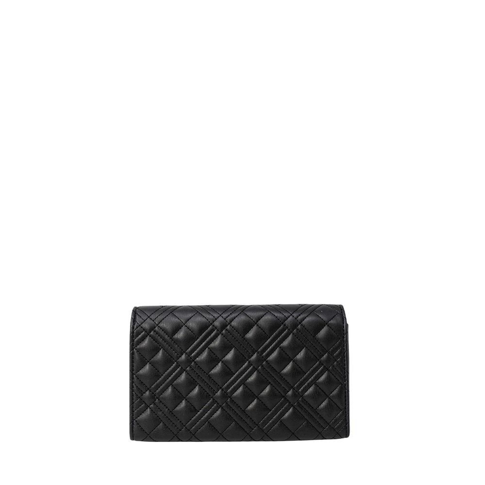 Love Moschino Black Polyethylene Women's Handbag Size ONE SIZE - 2 Thumbnail