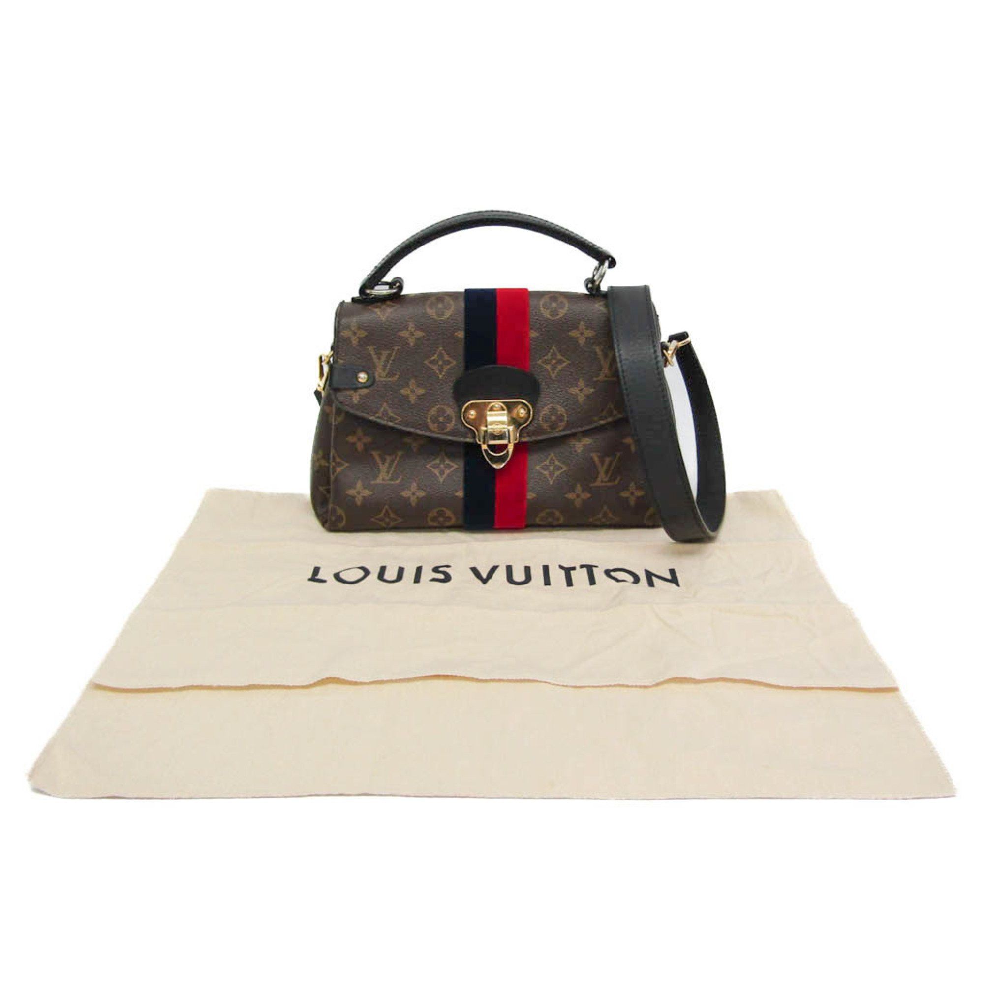 Louis Vuitton Georges Brown Canvas Handbag (Pre-Owned) Size ONE SIZE - 10 Thumbnail