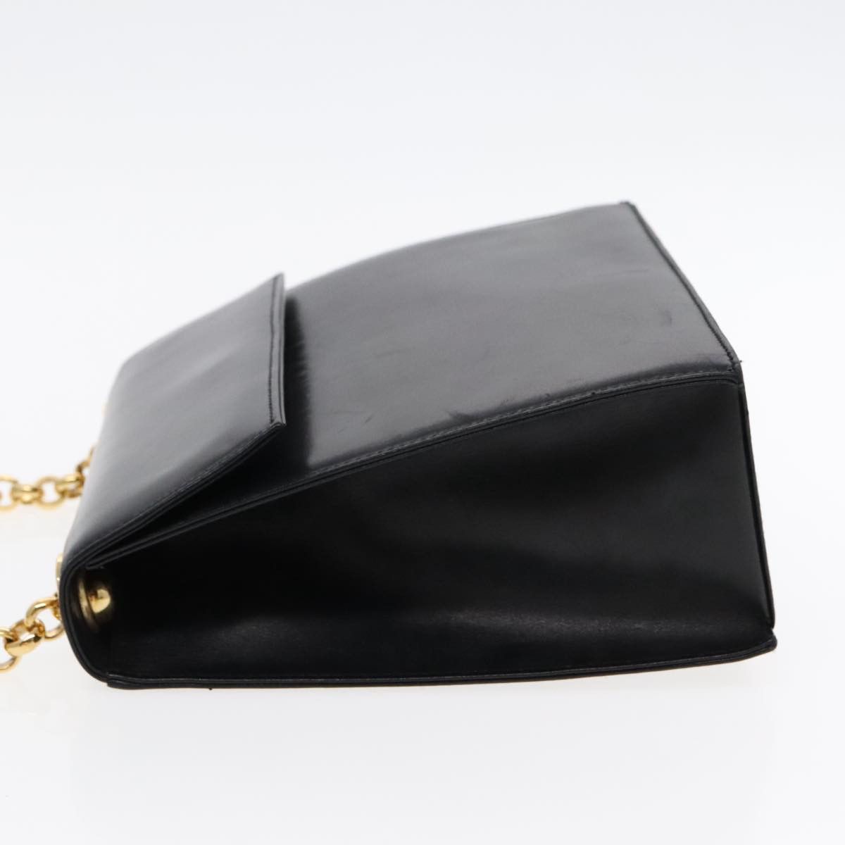Salvatore Ferragamo Black Leather Shoulder Bag (Pre-Owned) Size ONE SIZE - 4 Thumbnail