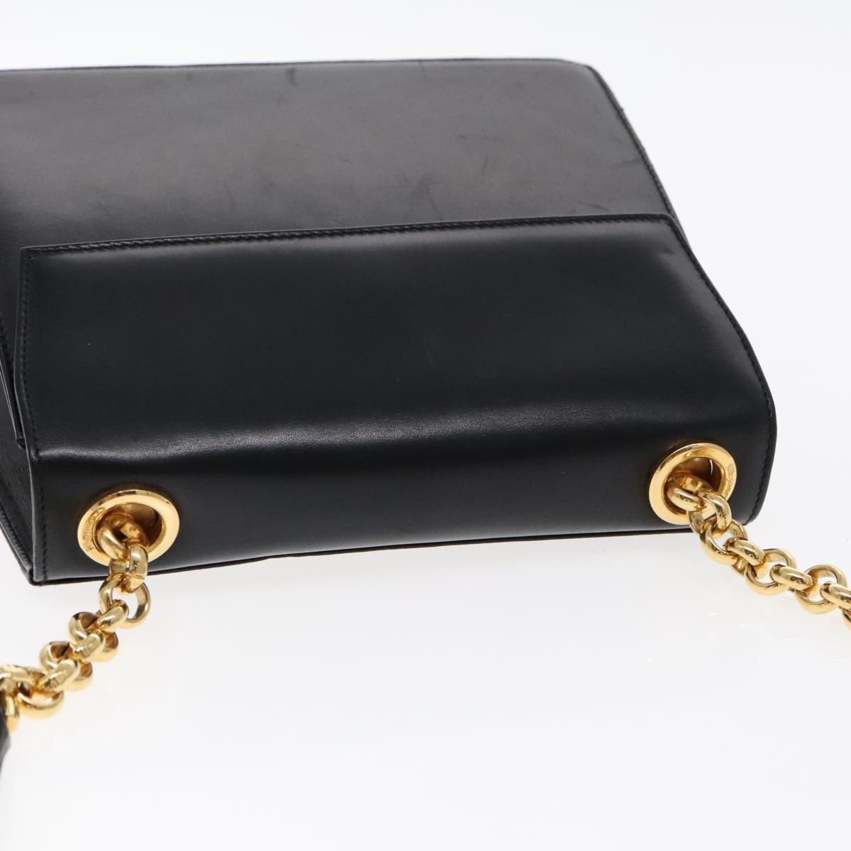 Salvatore Ferragamo Black Leather Shoulder Bag (Pre-Owned) Size ONE SIZE - 17 Thumbnail