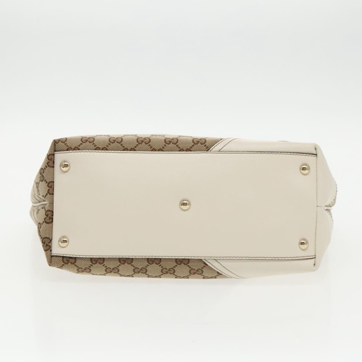 Gucci Britt Beige Canvas Tote Bag (Pre-Owned) Size ONE SIZE - 18 Thumbnail