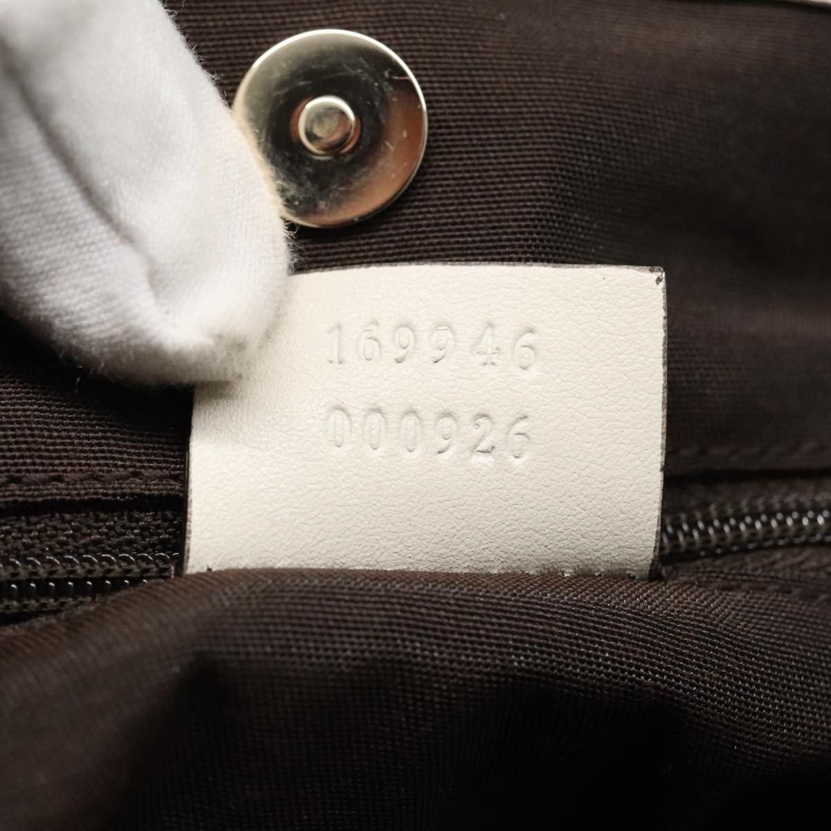 Gucci Britt Beige Canvas Tote Bag (Pre-Owned) Size ONE SIZE - 12 Thumbnail
