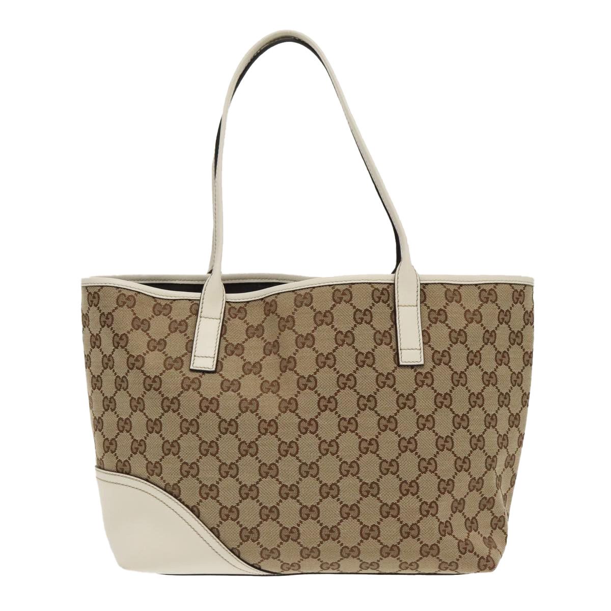 Gucci Britt Beige Canvas Tote Bag (Pre-Owned) Size ONE SIZE - 2 Thumbnail